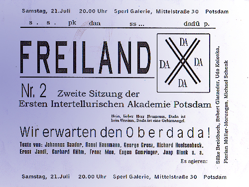 Werbeplakat